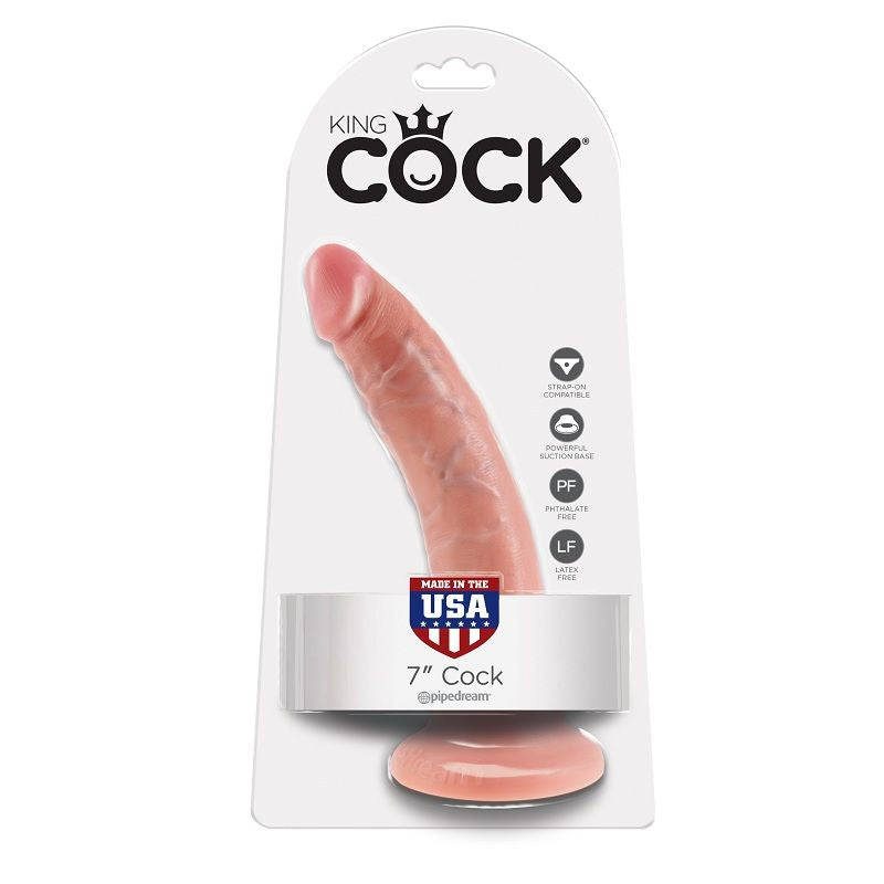 KING COCK - 7 CHAIR DE GODE 17.8 CM - 7eme ciel