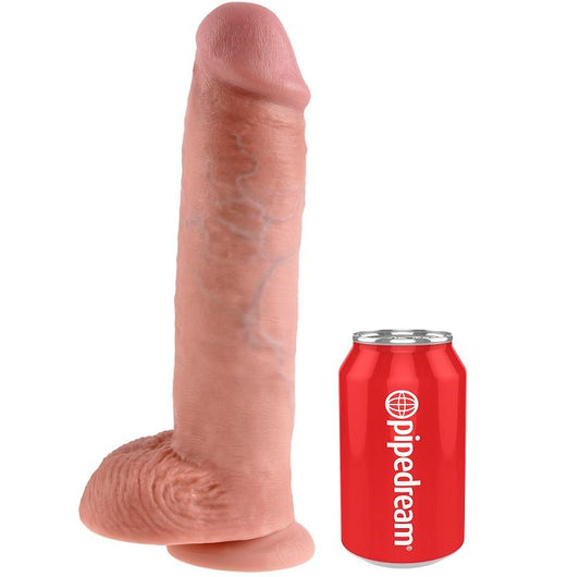 KING COCK - 11 CHAIR DE GODE AVEC BOULES 28 CM - 7eme ciel