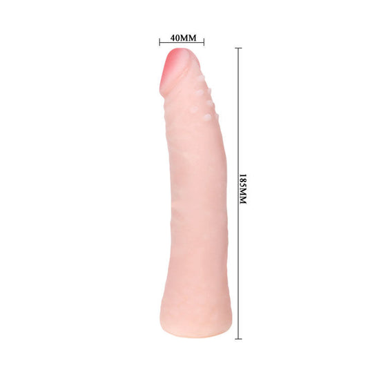 BAILE - GODE EN SILICONE RÉALISTE AU TOUCHER DE LA PEAU 19 CM COULEUR ALÉATOIRE DE LA BOÎTE - 7eme ciel