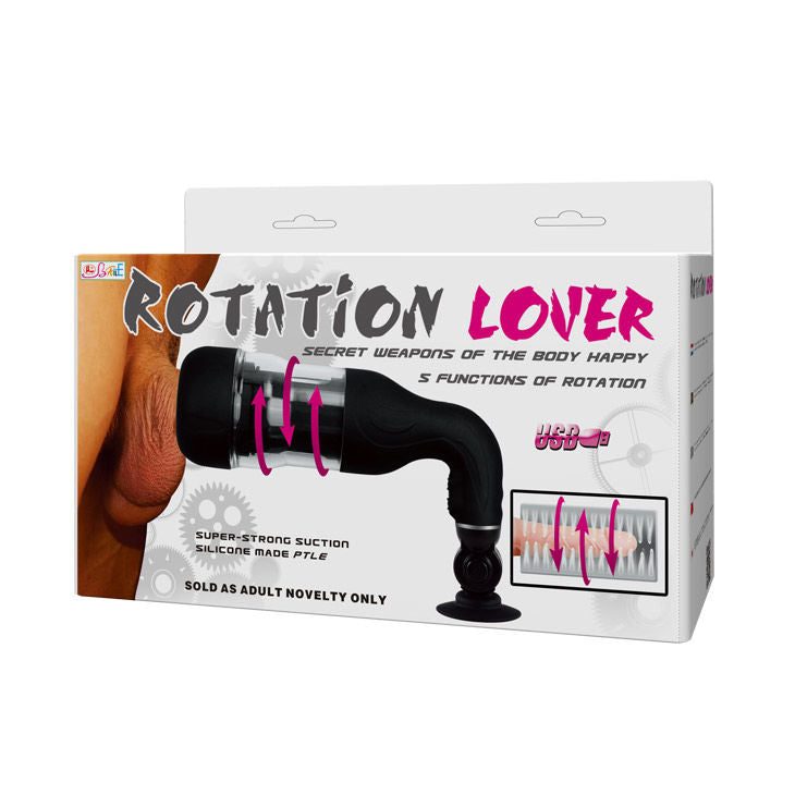 BAILE - MASTURBATEUR AUTOMATIQUE ROTATION LOVER AVEC SUPPORT - 7eme ciel