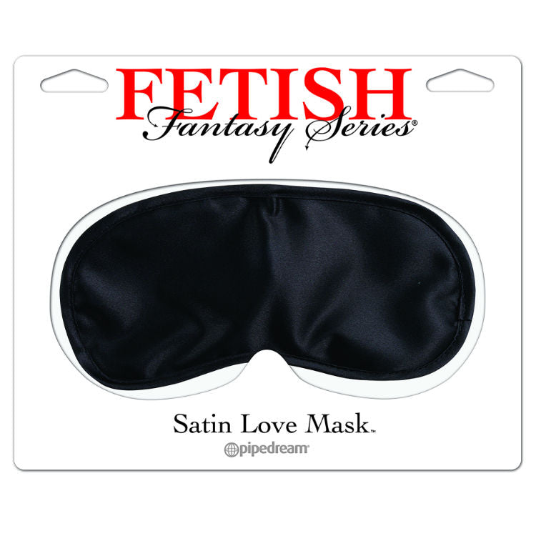 FETISH FANTASY SERIES - MASQUE DAMOUR EN SATIN NOIR - 7eme ciel