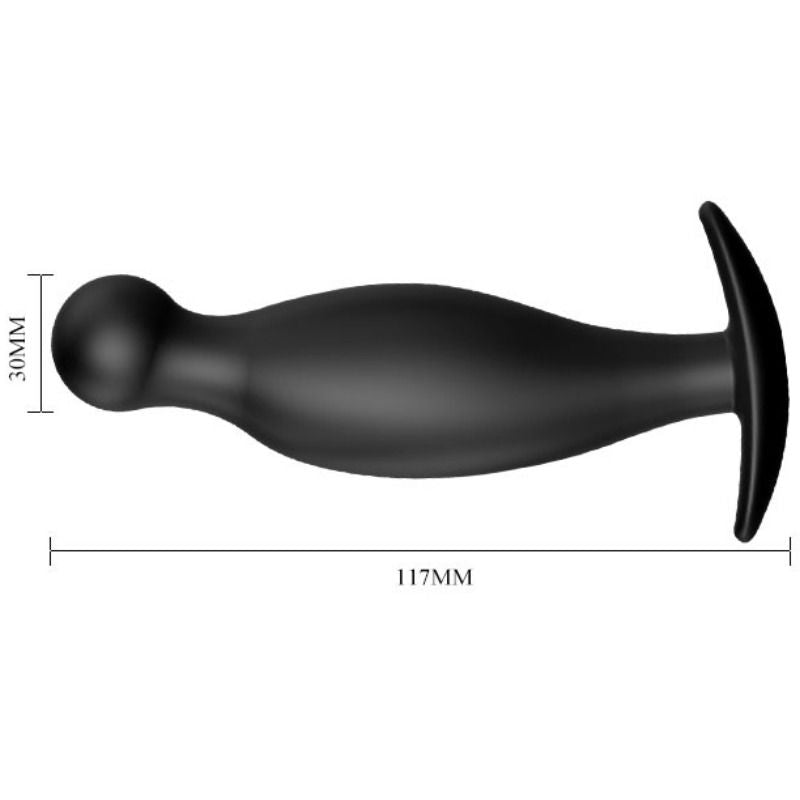 PRETTY LOVE - PLUG ANAL EN SILICONE E 11.7 CM NOIR - 7eme ciel