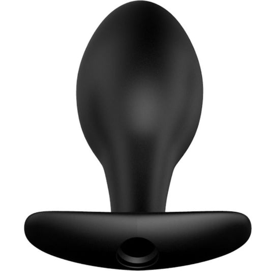 PRETTY LOVE - PLUG ANAL FORME DANCRE SILICONE 12 MODES DE VIBRATION NOIR - 7eme ciel