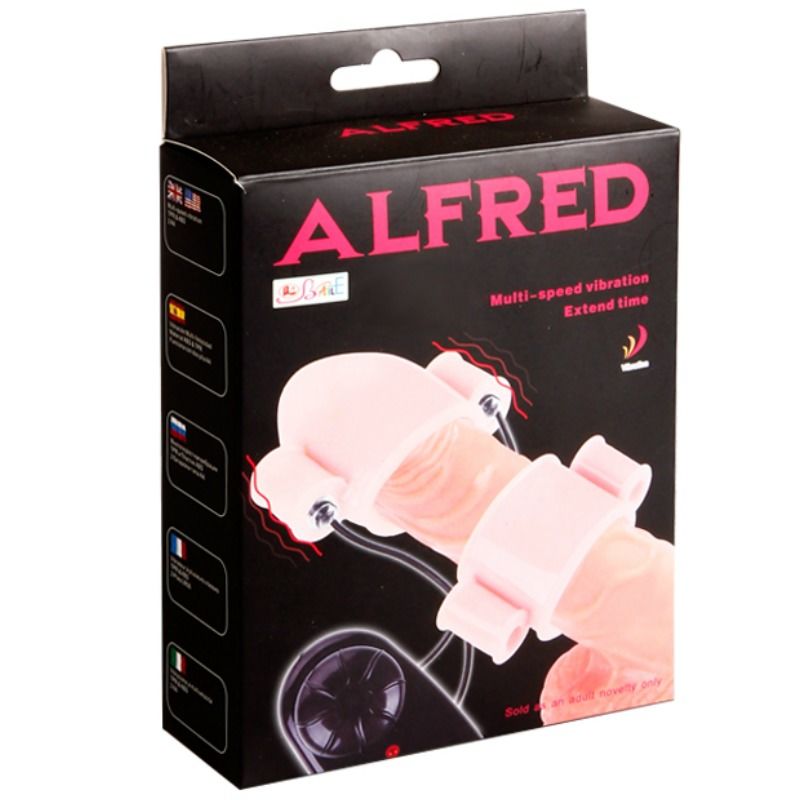 BAILE - COUVREVIBRATEUR PÉNIS ALFRED AVEC CONTRÔLE - 7eme ciel