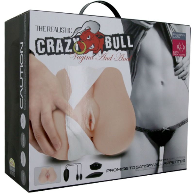 CRAZY BULL - VAGIN ET ANUS RÉALISTES AVEC POSITION DE VIBRATION 3 - 7eme ciel