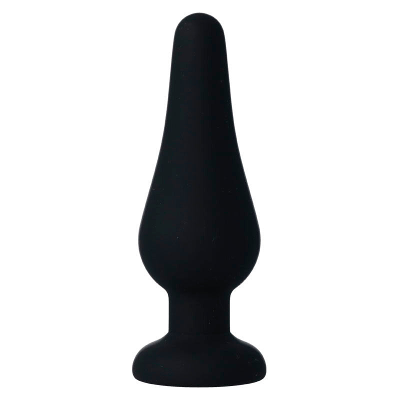 INTENSE - PLUG ANAL PIPO M SILICONE NOIR 11 CM - 7eme ciel