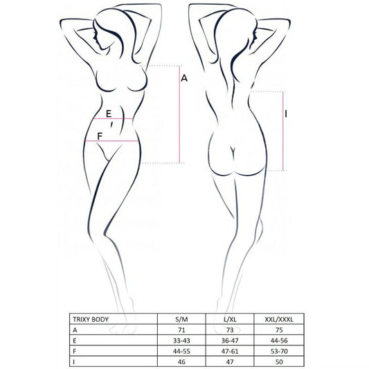 PASSION - FEMME TRIXY TEDDY NOIR TAILLE S/M - 7eme ciel