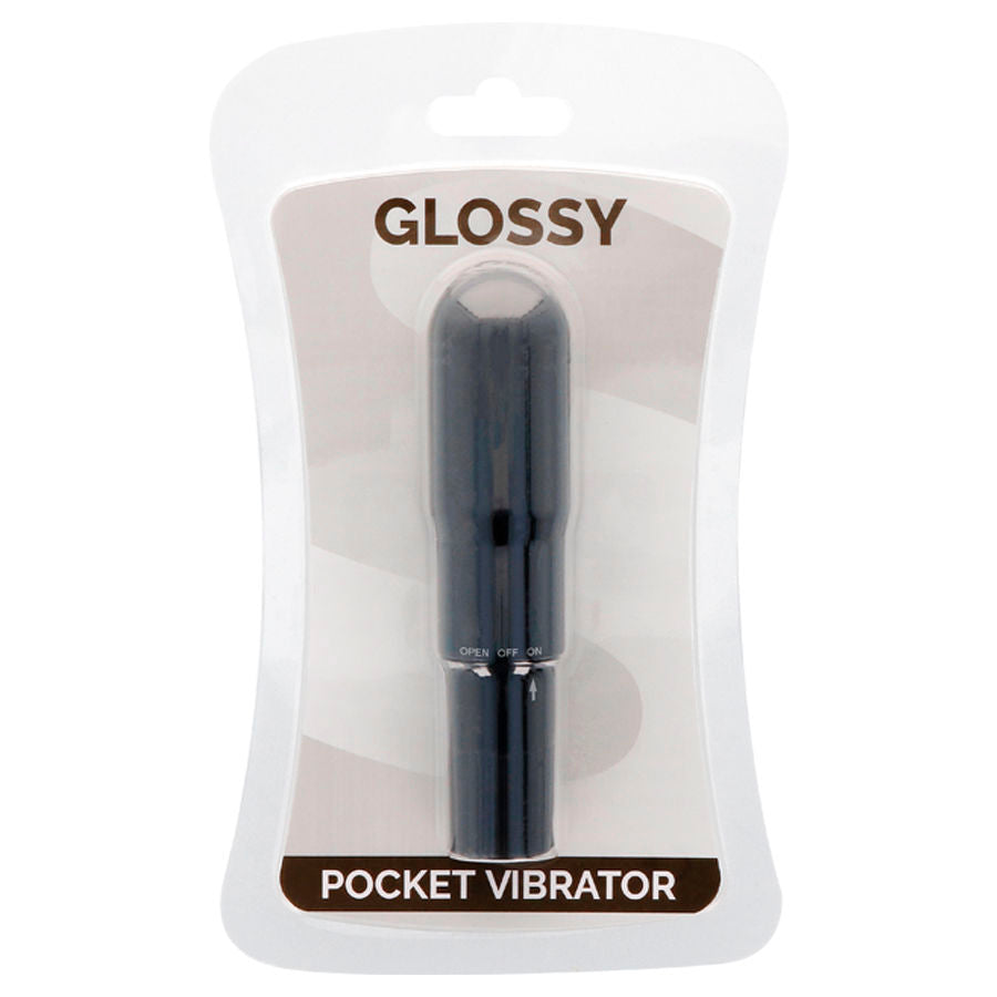 GLOSSY - VIBRATEUR DE POCHE NOIR - 7eme ciel
