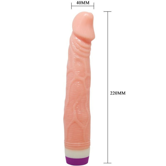 BAILE - VIBRATEUR NATUREL RÉALISTE 22 CM - 7eme ciel