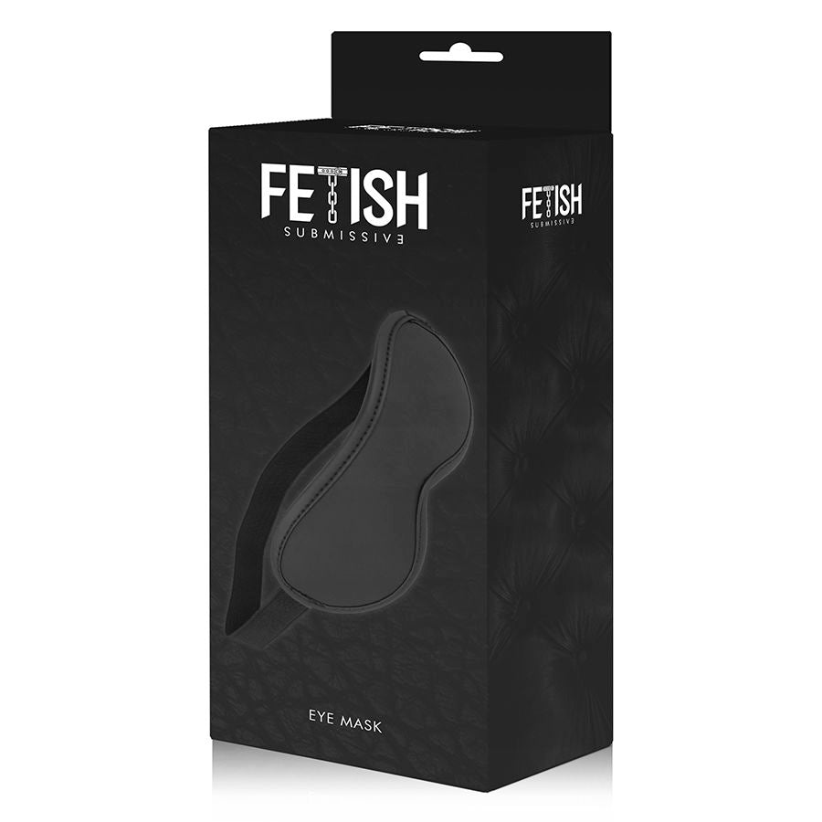 FETISH SUBMISSIVE - MASQUE EN CUIR VÉGAN II AVEC DOUBLURE EN NOPRÈNE - 7eme ciel