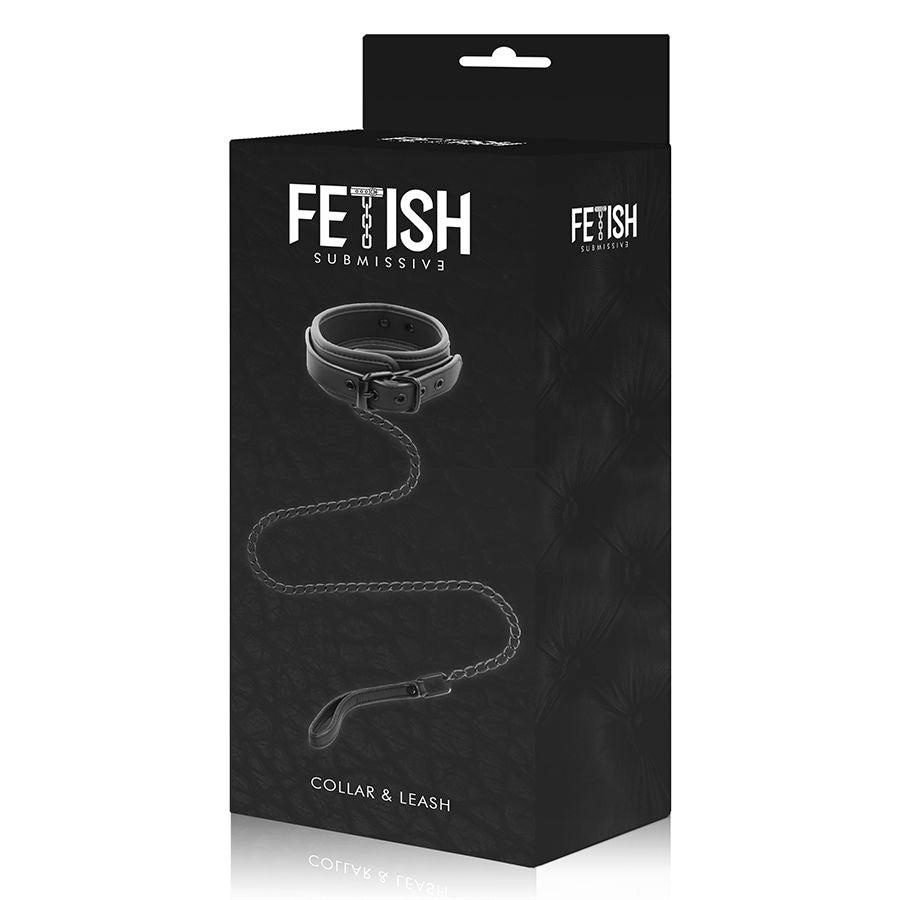 FETISH SUBMISSIVE - COLLIER CHAÎNE DOUBLURE EN NOPRÈNE - 7eme ciel