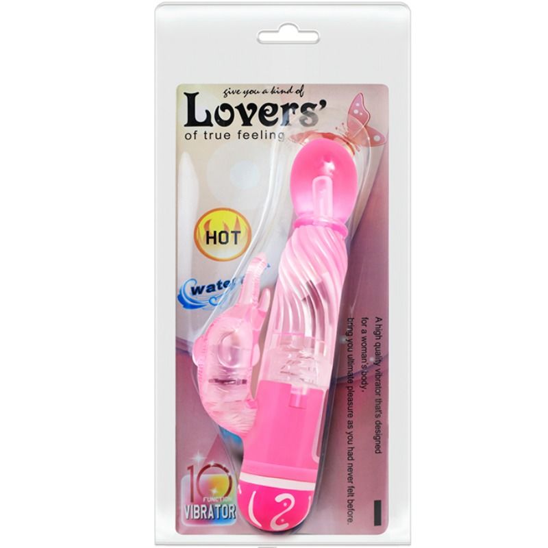 BAILE - VIBRATEUR MULTIVITESSES AVEC STIMULATEUR ROSE - 7eme ciel