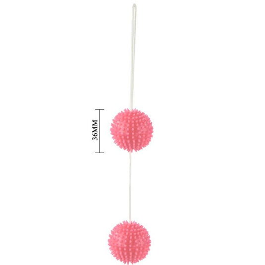 BAILE - BALLES TEXTURÉES ROSE PROFONDEMENT PLAISIR 3.6 CM - 7eme ciel