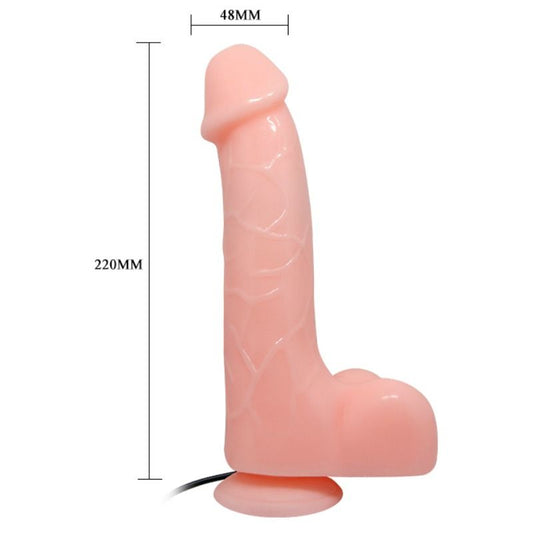BAILE - VIBRATEUR RÉALISTE NATUREL BARBARA 22 CM - 7eme ciel
