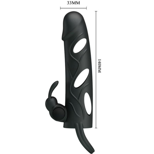 PRETTY LOVE - HOUSSE EN SILICONE AVEC VIBRATION 14 CM 2.0 - 7eme ciel