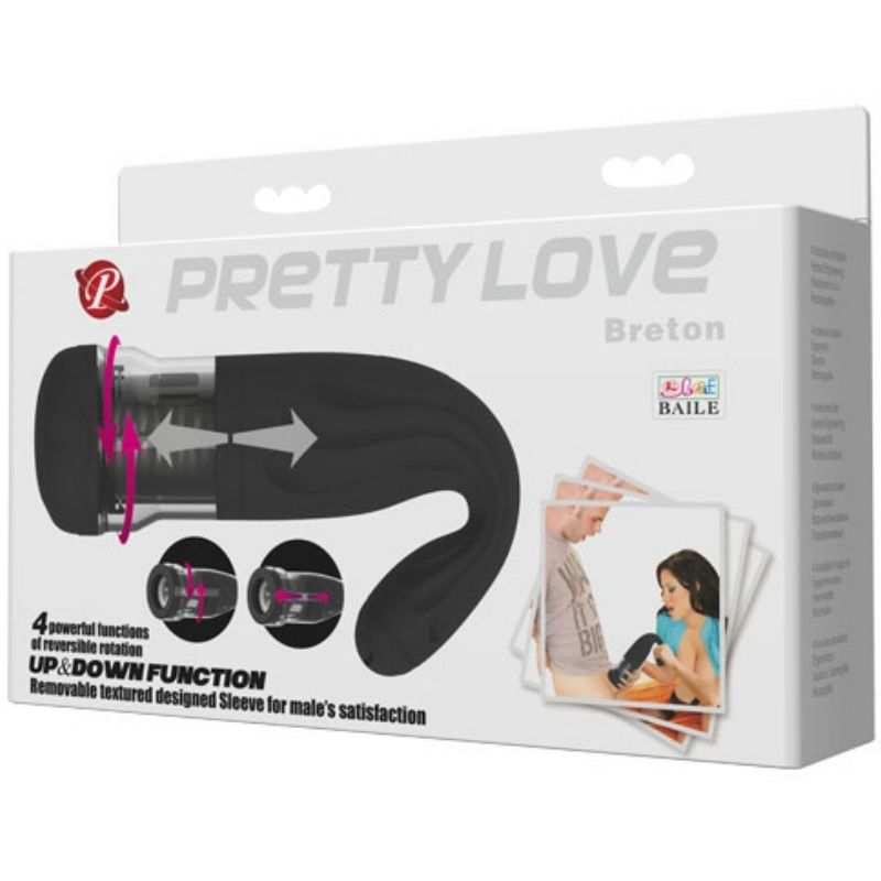 PRETTY LOVE - MASTURBATEUR MULTIFONCTION MALE BRETON - 7eme ciel