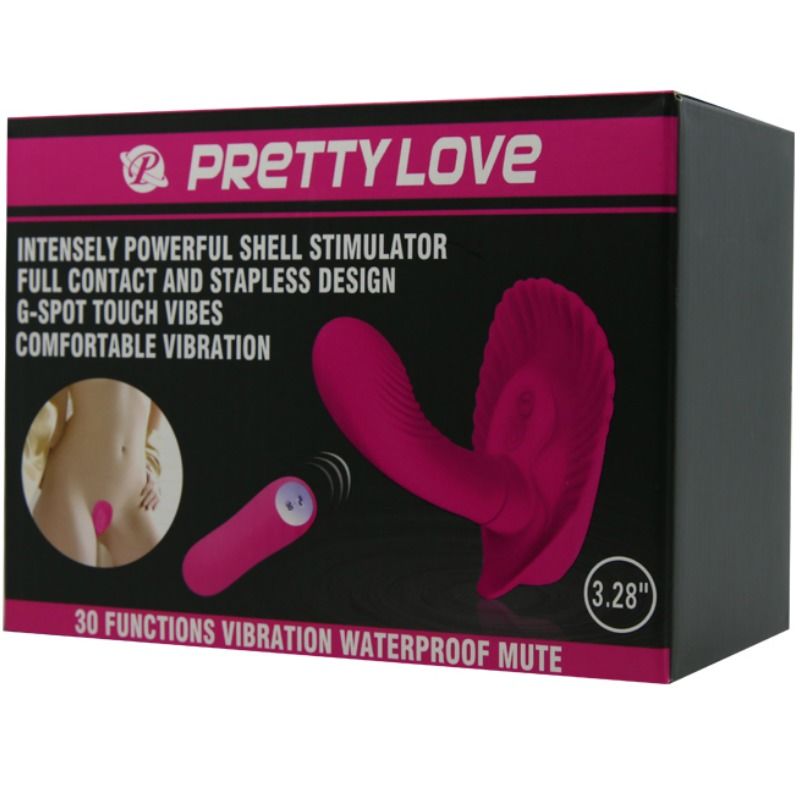 PRETTY LOVE - COQUILLE STIMULANTE TÉLÉCOMMANDE - 7eme ciel