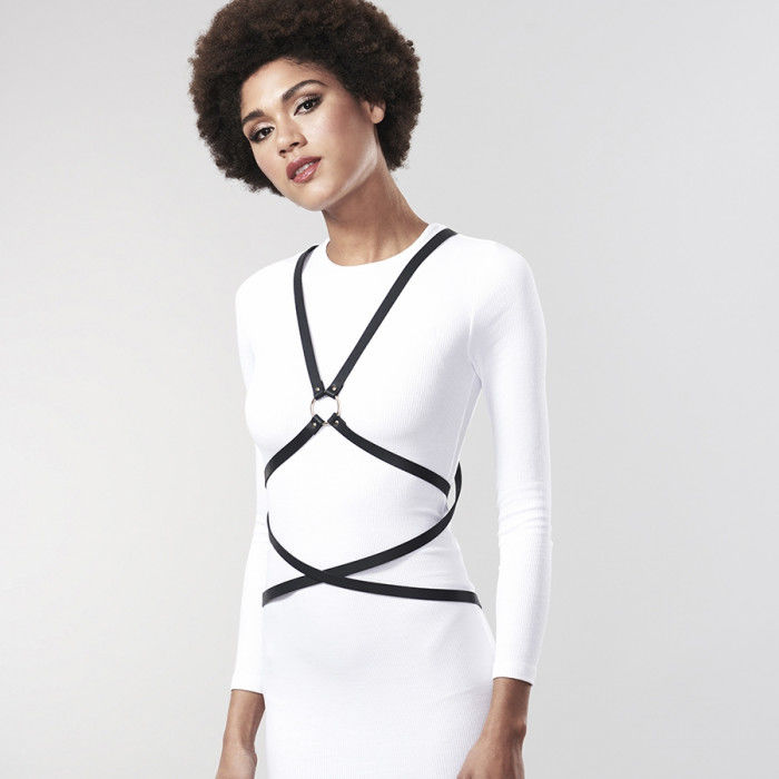 BIJOUX INDISCRETS MAZE - HARNAIS MULTI-VOIES NOIR - 7eme ciel