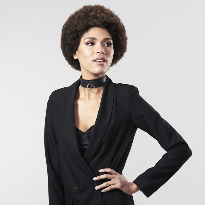 BIJOUX INDISCRETS MAZE - COLLIER NOIR AVEC BRACELET - 7eme ciel