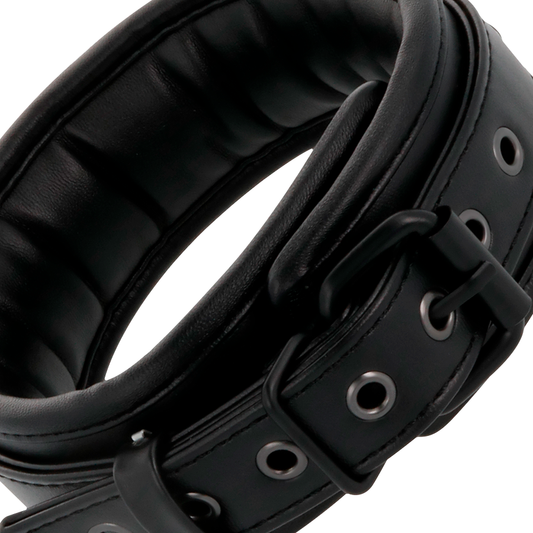 DARKNESS - COLLIER NOIR AVEC CHAÎNE - 7eme ciel