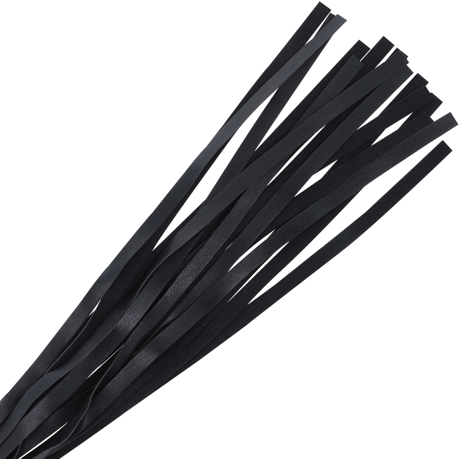 DARKNESS - FOUET DE BONDAGE NOIR 45 CM - 7eme ciel
