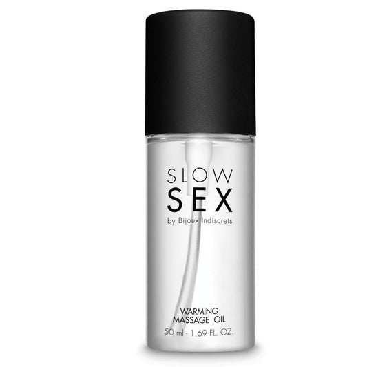 BIJOUX - HUILE DE MASSAGE SEXE LENT EFFET CHALEUR 50 ML - 7eme ciel