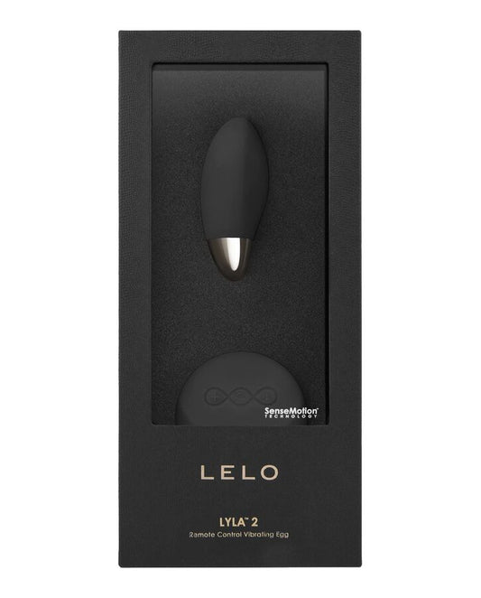 LELO - OEUF DE MASSAGE NOIR LYLA 2 INSIGNIA DESIGN EDITION - 7eme ciel