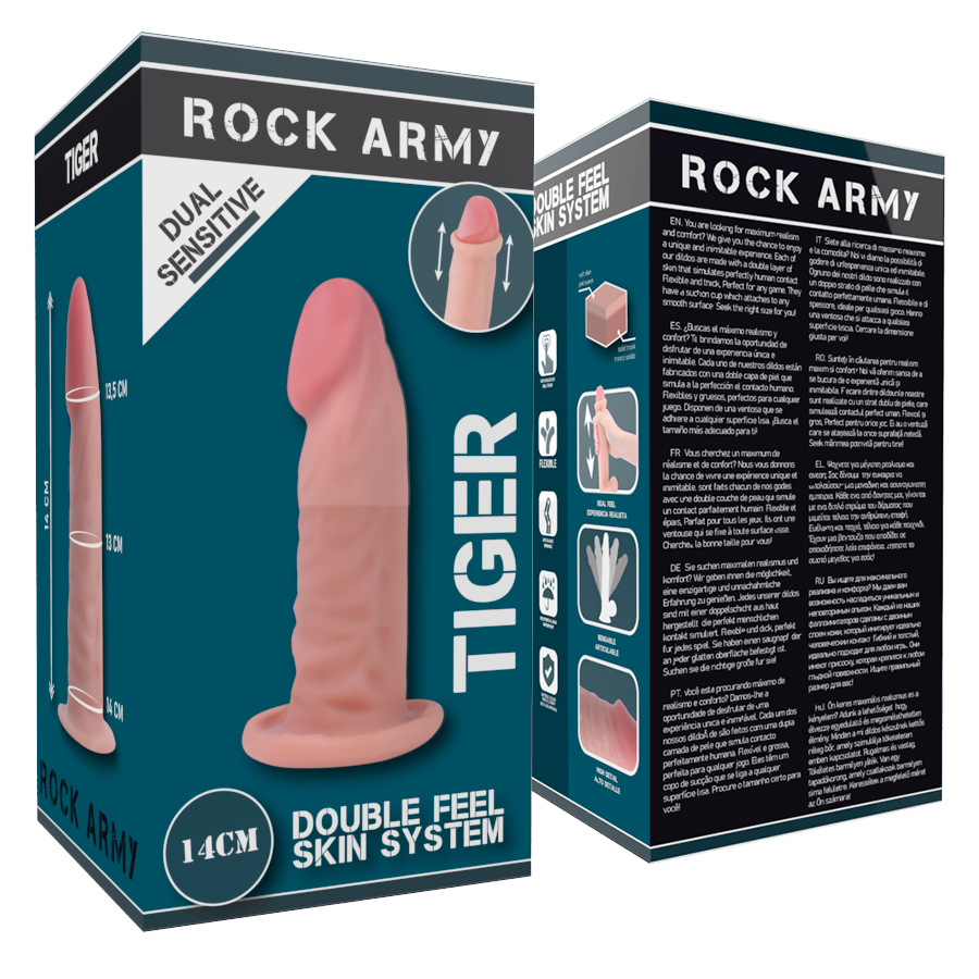 ROCKARMY - DOUBLE DENSITÉ TIGRE 14 CM -O- 4.46 CM - 7eme ciel