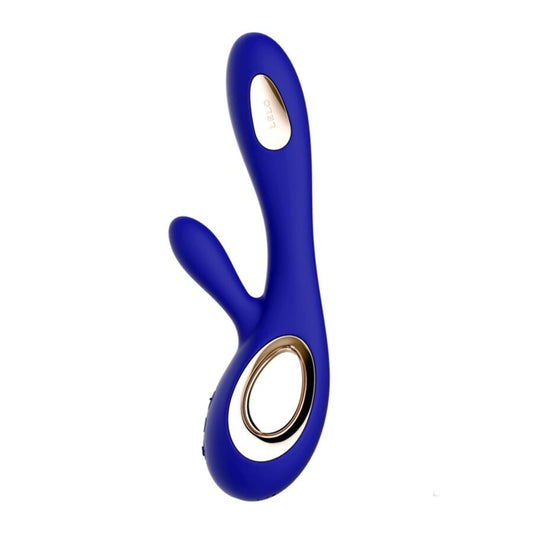 LELO - SORAYA WAVE VIBRATEUR RABBIT BLEU NUIT - 7eme ciel