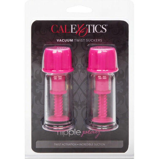 CALEXOTICS - VENTOUSE À TÉTINE ROSE À TOURNER VIDE - 7eme ciel