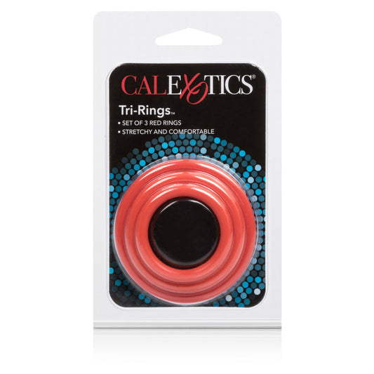 CALEXOTICS - JEU DE TROIS ANNEAUX ROUGE - 7eme ciel
