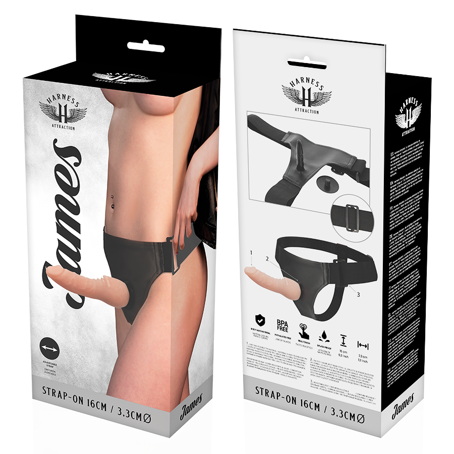 HARNESS ATTRACTION - RNES JAMES 16 CM -O- 3.3 CM - 7eme ciel