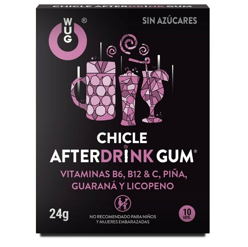 WUG GUM - AFTER DRINK HANGOVER 10 UNITS - 7eme ciel