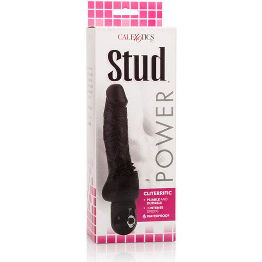 CALEXOTICS - VIBRATEUR NOIR POWER STUD CLITERRIFIC - 7eme ciel