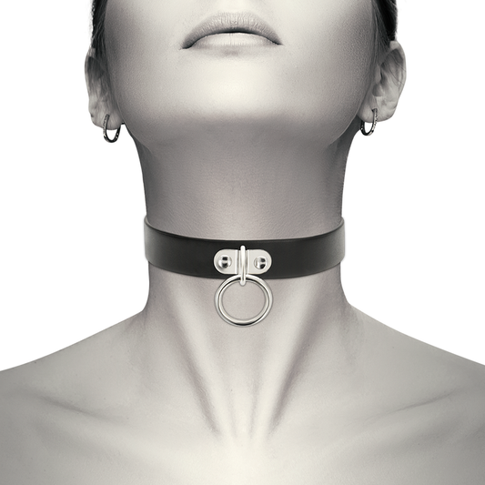 COQUETTE CHIC DESIRE - COLLIER EN CUIR VEGAN FEMME ACCESSOIRE FÉTICHE - 7eme ciel