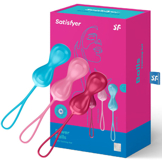 SATISFYER - ENSEMBLE ENTRAÎNEMENT LOVEBALLS 1 - 7eme ciel