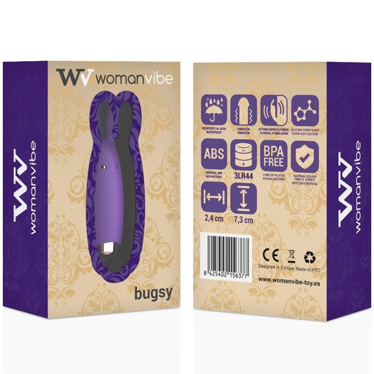 WOMANVIBE - BUGSY SILICONE STIMULATEUR - 7eme ciel