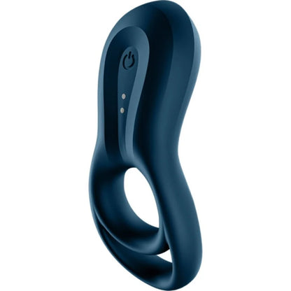 SATISFYER - APPLICATION EPIC DUO RING VIBRATOR BLEU