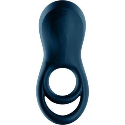SATISFYER - APPLICATION EPIC DUO RING VIBRATOR BLEU