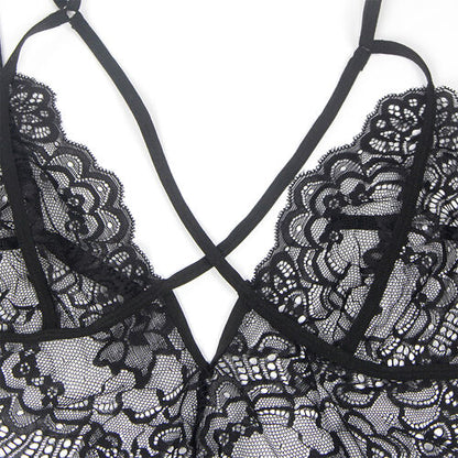 SUBBLIME - COSTUME DE POLICE CORPS EN DENTELLE NOIR S/M