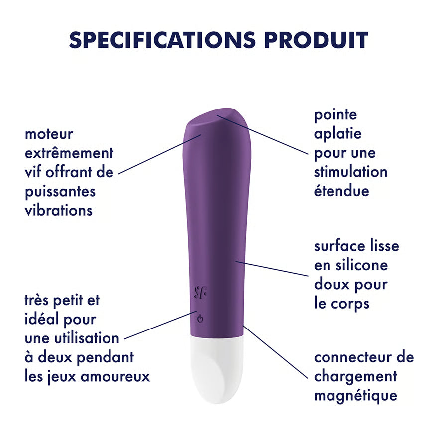 SATISFYER - ULTRA POWER BULLET 2 VIOLET