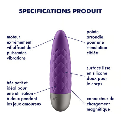 SATISFYER - ULTRA POWER BULLET 5 VIOLETTE