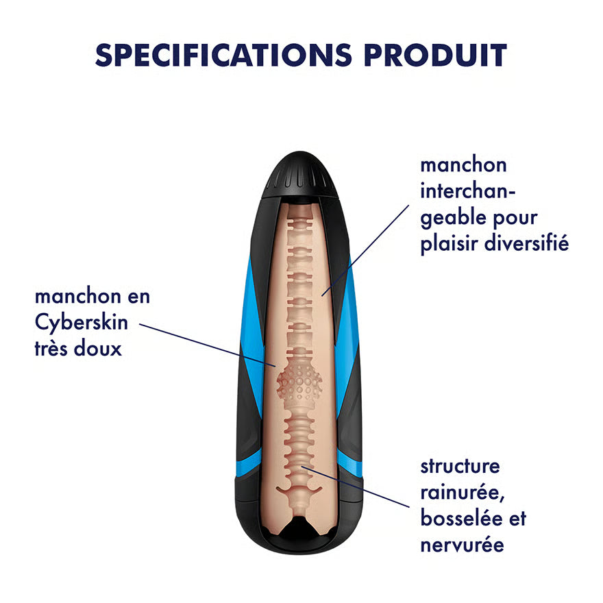 SATISFYER - MANCHES HOMMES TRI DELIGHTS