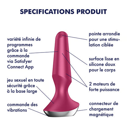 SATISFYER - VIBRATEUR PLUG ILICIOUS 2 PLUG BAIE
