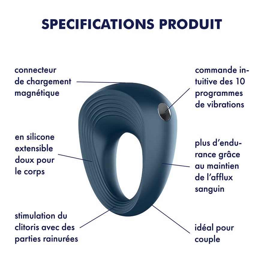 SATISFYER - ANNEAU VIBRANT 2