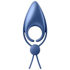 SATISFYER - VIBRATEUR  ANNEAU SNIPER BLEU