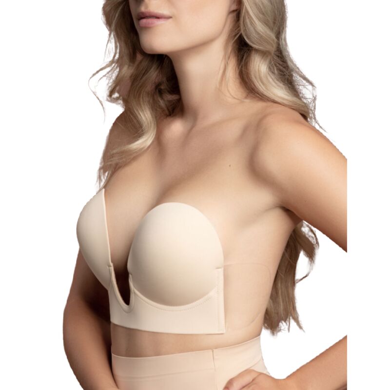 BYE-BRA - SOUTIEN-GORGE SANS POIGNÉES NOIR BONNET A - 7eme ciel