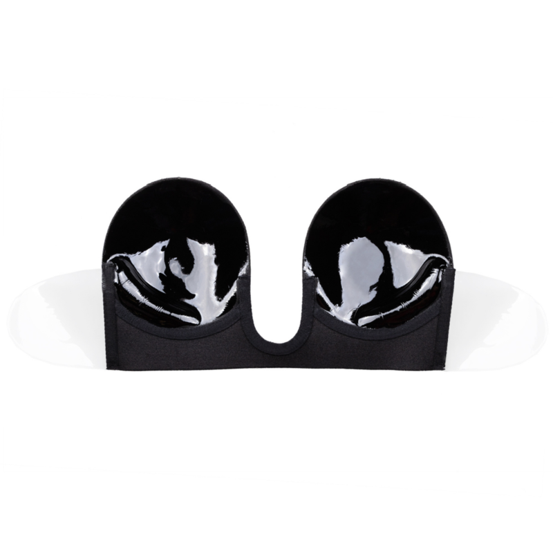 BYE-BRA - SOUTIEN-GORGE SANS POIGNÉES NOIR BONNET A - 7eme ciel