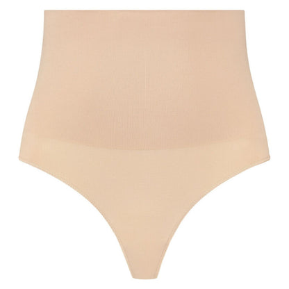 BYE-BRA - FAONNEUR SANS POINTS STYLE STRING BEIGE TAILLE S - 7eme ciel
