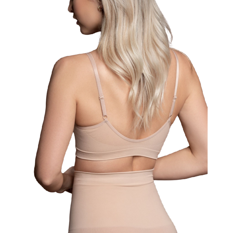 BYE-BRA - MEDIUM CONTROL SOUTIEN-GORGE SANS POINTS NOIR TAILLE XL - 7eme ciel